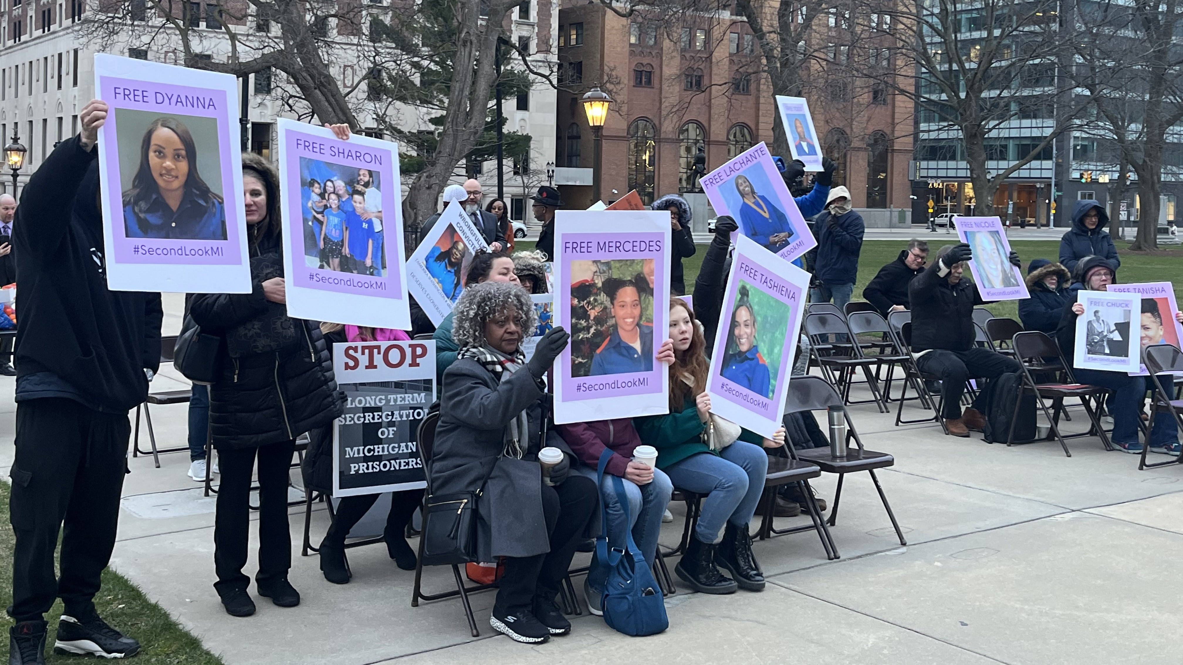 Michiganders rally for Second Look legislation at the State Capitol 