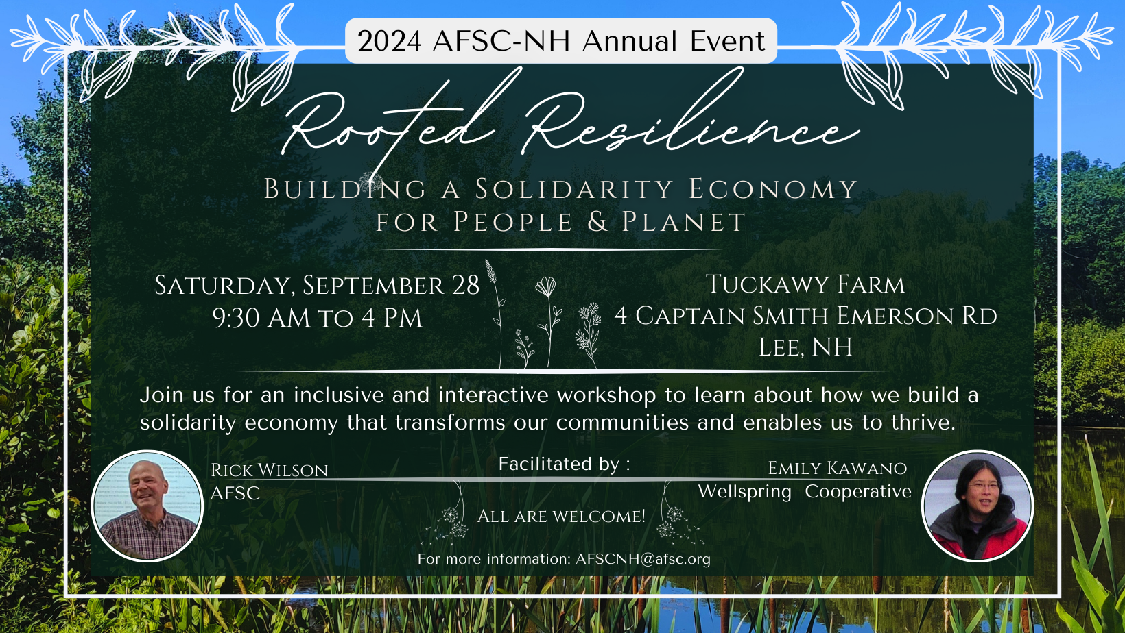 AFSC NH annual event banner 2024