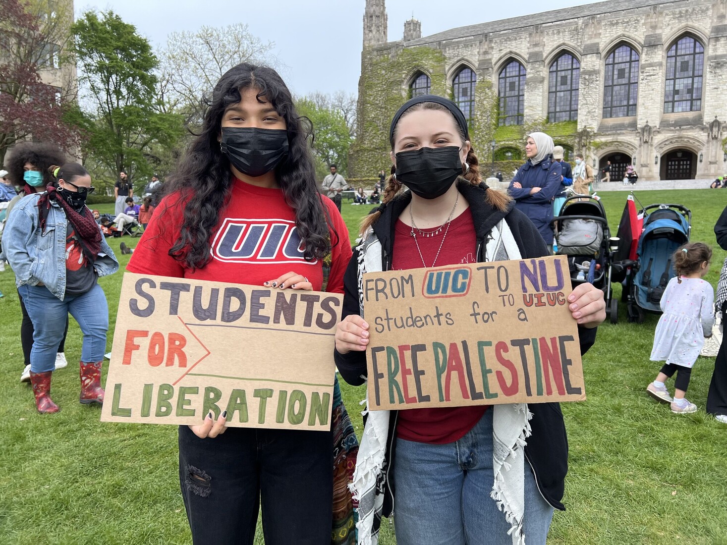 Thousands of students set up encampments on college campuses across the U.S. 