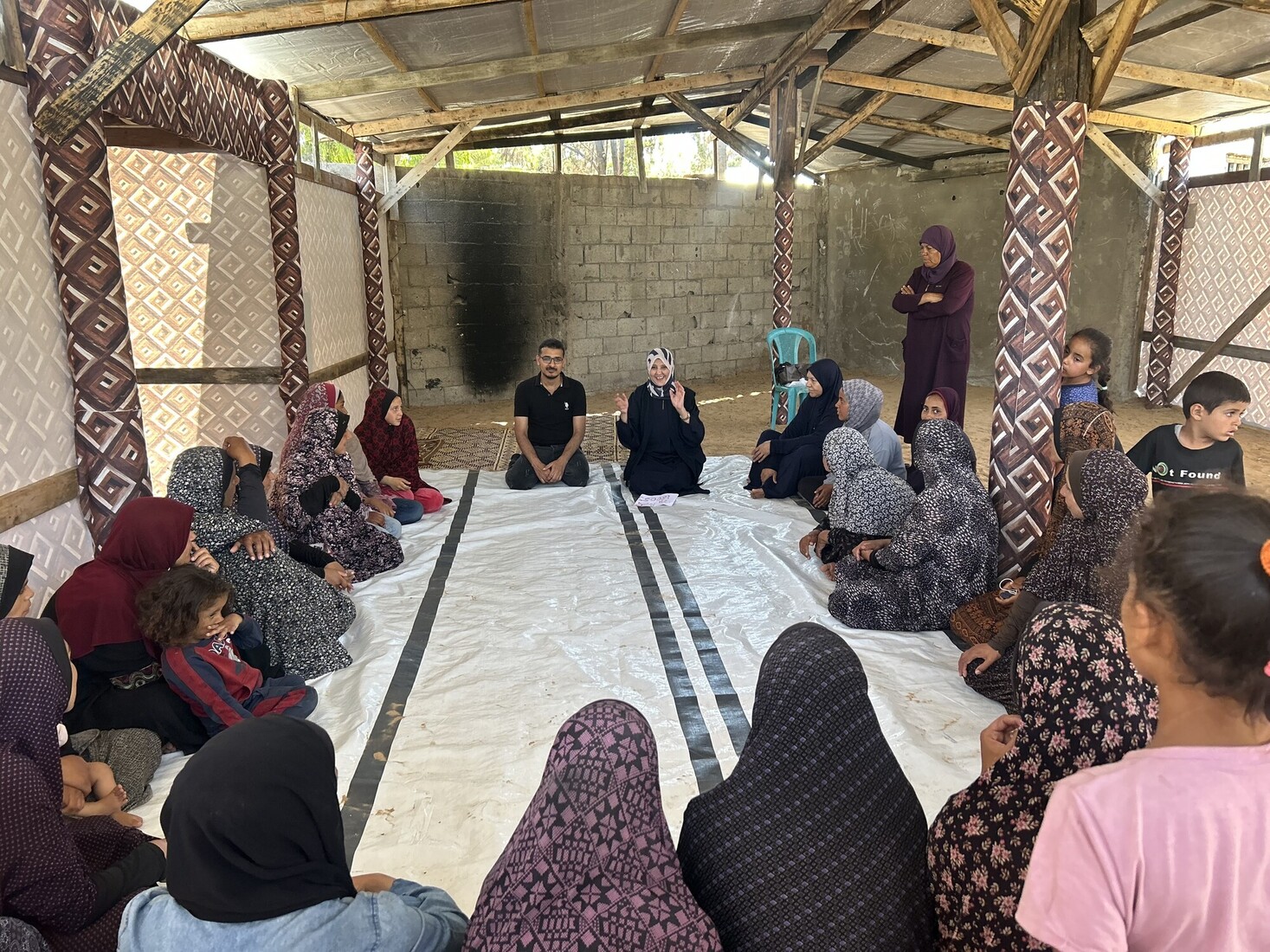 AFSC partners with Gaza Community Mental Health Programme in Al Khwalda and Al Amal camps. 