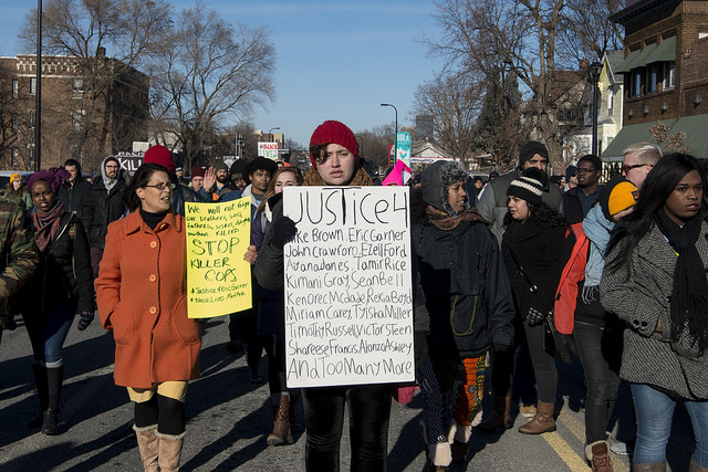 Note to self: White people taking part in #BlackLivesMatter protests