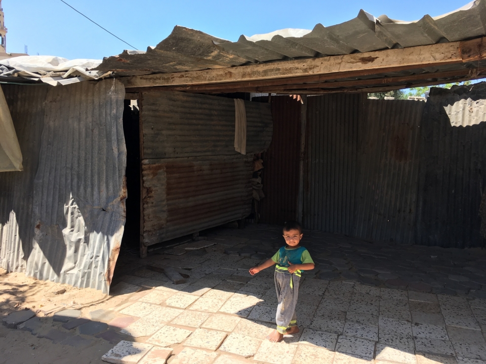 Part of Saleh's home. Photo: Mike Merryman-Lotze/AFSC