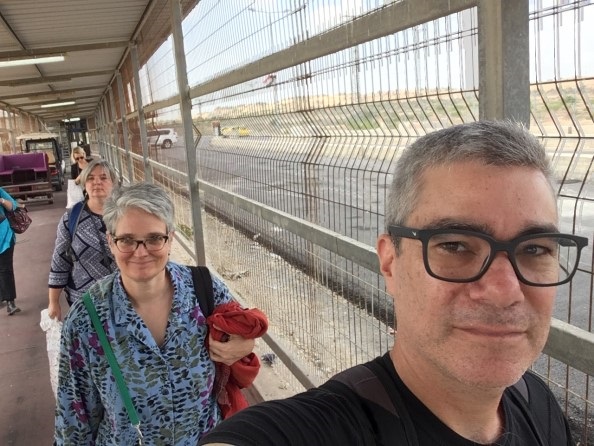 The almost mile-long corridor between the Erez Crossing in Israel and the entrance into Gaza // Photo credit: Brant Rosen